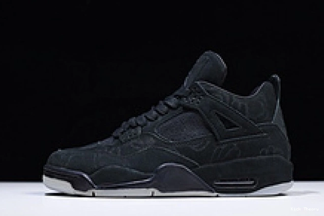 Kick Theory black Nike 930155 retro Air 4 kaws Jordan 001 0709